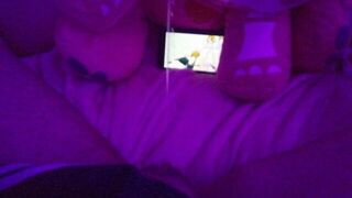 Japan schoolgirl caught touching her virgin pussy watching Hentai uncensored and big squirt - porn video