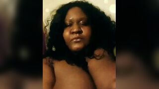 Ebony bbw tease in CT for female - porn video