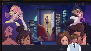 Playing some games on Nutaku - porn video