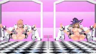 Genshin Impact Fucking Machine and BDSM HMV - porn video