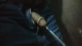 BBC Man Pissing Full Loaded Bladder - porn video